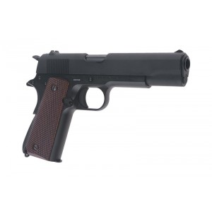 Страйкбольный пистолет GPM1911 - Black Tip GAS-GPM-191-BBB-ECM (G&G)